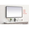 Elegant Lighting Pier 24x40 inch LED mirror with adjustable color temperature 3000K/4200K/6400K in black - 3 of 4