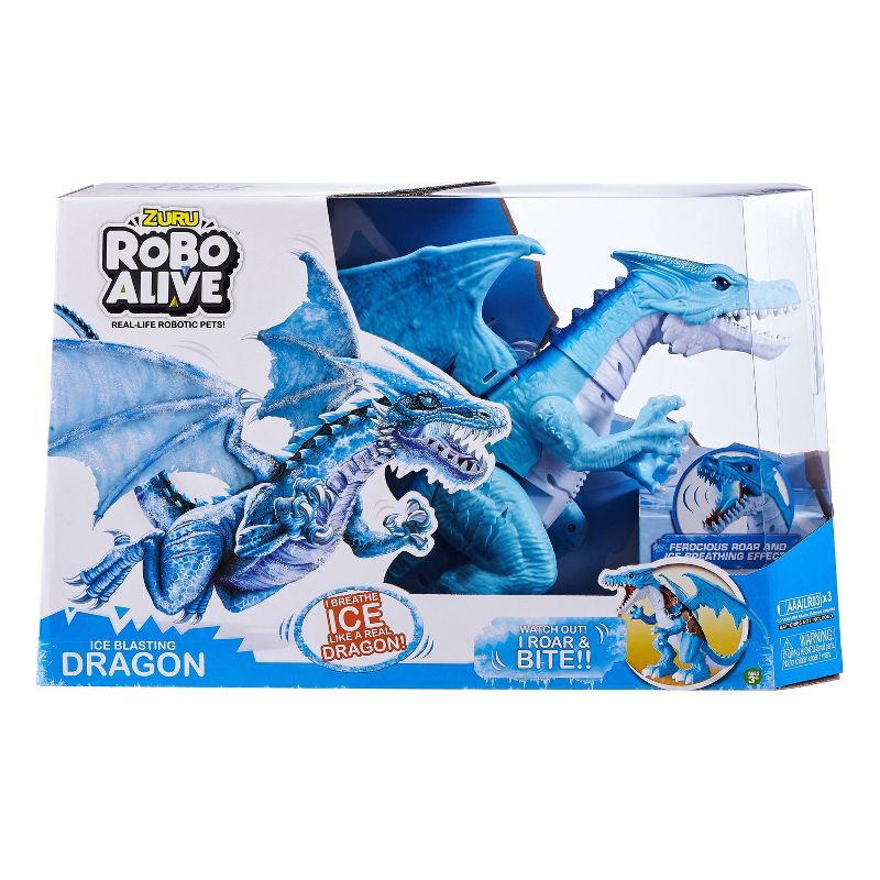 Robo Alive Ice Blasting Robotic Dragon Toy by ZURU, 3 of 10