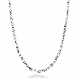 Cut Braided Rope Chain Necklace for Women Simple and Fashionable, Suitable for Daily Wear - 1 of 4