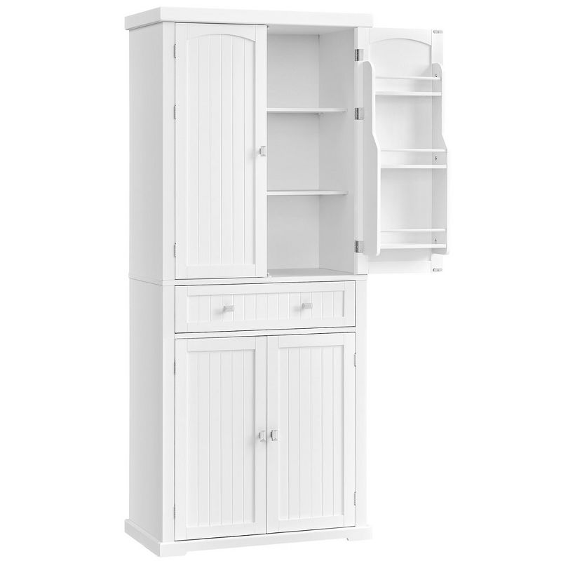 VASAGLE Kitchen Pantry Storage Cabinet 71.9 Inches Tall Freestanding Cupboard with 1 Large Drawer 6 Hanging Shelves, 1 of 7