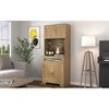 Okak Country Style Sideboard Pantry Cabinet with 3 Large Doors Cabinet, Storage Cabinet for Kitchen,Dining Room,Office,Entryway - 2 of 4
