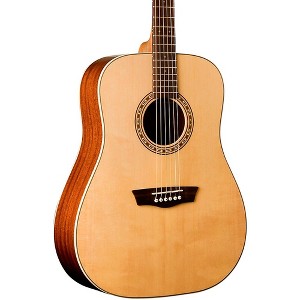 Washburn D7S Harvest Dreadnought Acoustic Guitar Natural - 1 of 3