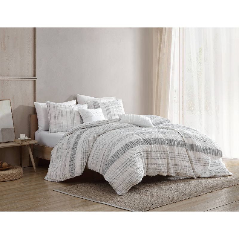 Riverbrook Home 5pc Sutton Comforter Bedding Set Gray, 1 of 7