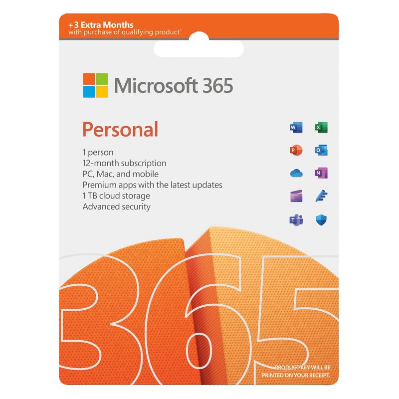 Microsoft 365 Personal 15 Month (Digital), 1 of 5