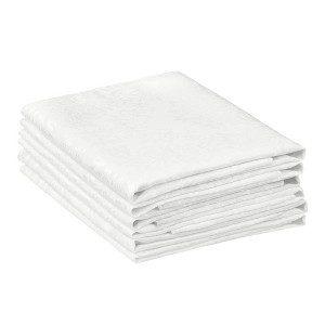 Unique Bargains Party Christmas Printed Floral Polyester Napkins 19 x 19 Inches 6 Pcs - 1 of 4