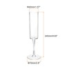 Unique Bargains Lightweight Elegant Long Stem Champagne Flutes 1 Pc - 2 of 4