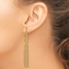 Black Bow Jewelry Beaded Fringe Chandelier Post Earrings in 14k Yellow Gold - 3 of 4