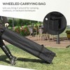 Resenkos Backyard Garden Canopy, Camping Canopy Screen Tent,10' x 10' Pop Up Canopy Tent with Netting, Instant Sun Shelter with Wheeled Carry Bag and - 4 of 4