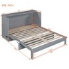 Queen Size Murphy Bed with Large Drawers - 4 of 4