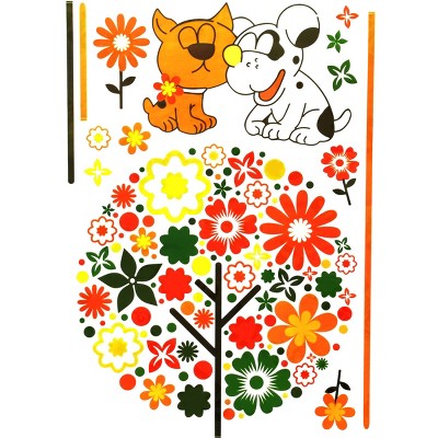 Slickblue Colorful Flower Party Wall Stickers - Decorative Vinyl Decals for Adding Joyful Vibes to Any Room