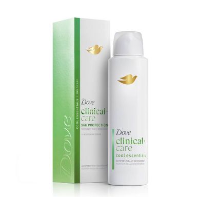 Dove Beauty Clinical 96-Hour Protection Antiperspirant & Deodorant Spray - Cool Essentials - 3.8oz