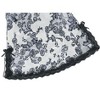 INSPIRE CHIC Women's Satin Lace Trim Sleepwear Nightgown Pajama Slip Dress - 3 of 4