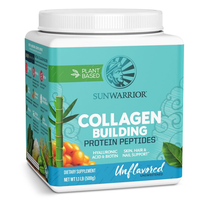 Sunwarrior Collagen Protein, Plant-Based Protein, Unflavored, 500gm, 6 of 7