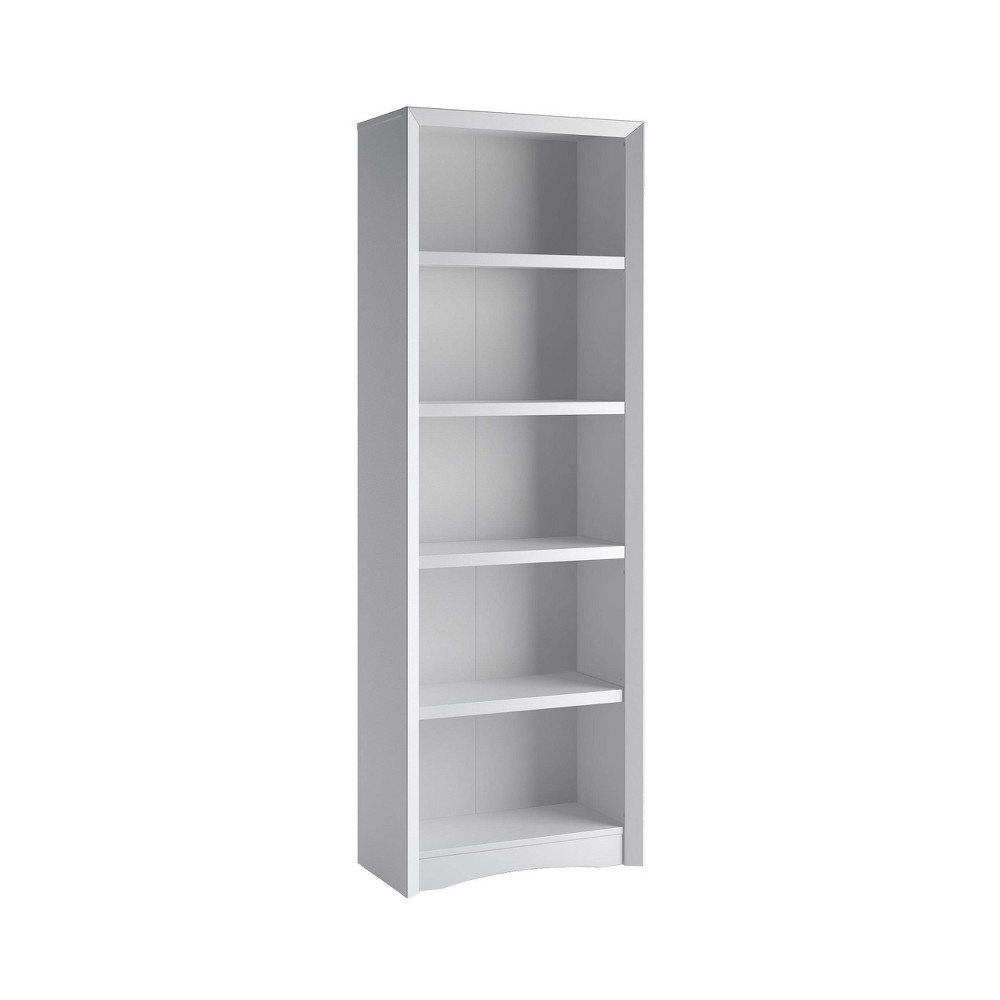 Photos - Garden & Outdoor Decoration CorLiving 71" Quadra Bookcase White  