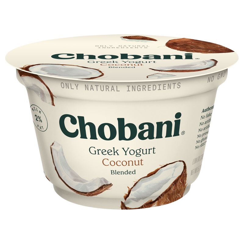 Chobani Coconut Blended Low Fat Greek Yogurt - 5.3oz, 1 of 10