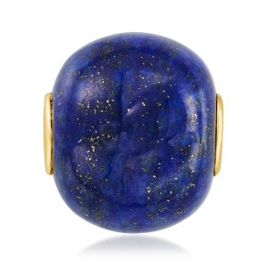 Ross-Simons Lapis Bead Pendant With 14kt Yellow Gold Size 0.63 - 1 of 4