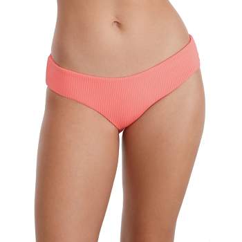Sunsets Women's Neon Coral Alana Hipster Bikini Bottom - 19B-NEOCO