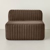 Foam Low Chair Brown - Hearth & Hand™ with Magnolia - 3 of 4