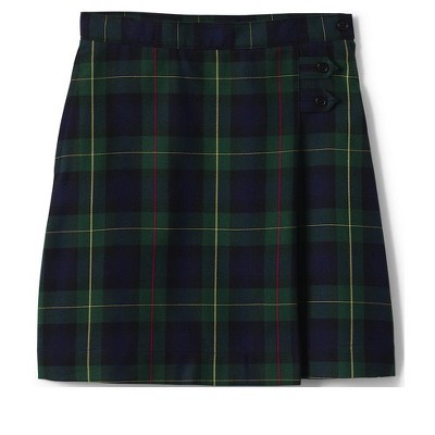 Lands' End School Uniform Girls Solid A-line Skirt Below The Knee 