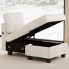Belffin Modular Sectional Storage Chaise Module for Modular Sectional Sofa Left-Facing Chaise - 4 of 4