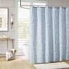 VYNXARIA Elegant and simple decoration Floral Shower Curtain,Blue - 2 of 4
