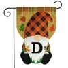 Briarwood Lane Fall Garden Flag 12x18 For Outdoor Fall Gnome Burlap Monogram Letter D For Fall Garden Flag Flags For Outside - 2 of 4