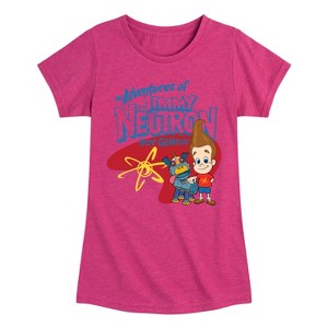 Girls' - Jimmy Neutron - Adventures of Jimmy Neutron Fitted Short Sleeve Graphic T-Shirt - 1 of 4