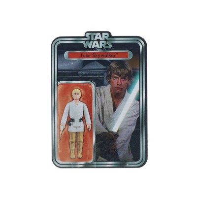 NMR Distribution Star Wars Luke Skywalker Action Figure Funky Chunky Wood Magnet | Toynk Exclusive