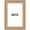 PosterPalooza | Photo Size Weathered Yellow Picture Frame - UV Acrylic, Foam Board Backing, Hanging Hardware - 2 of 4