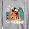 Boys' - Disney - Mickey Feel The Beat Long Sleeve Graphic T-Shirt - 2 of 4