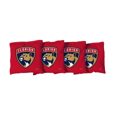 NHL Florida Panthers Corn-Filled Cornhole Bags Red - 4pk