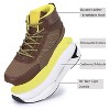 Kids Hiking Boots Outdoor Trekking Shoes Boys Mid Lace Comfortable Anti-Slip Trail Running Athletic Sneakers - 3 of 4