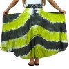 Agan Traders Women's Boho Summer Tie-dye High Waistband A Line Flared Maxi Skirt - 4 of 4