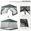 Slant Leg Pop Up Canopy Tent with Netting and Carry Bag, Instant Sun Shelter, Tents for Parties, Height Adjustable (11.5'x11.5' Base / 10'x10' Top) - 4 of 4