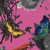 Jardin Magenta Pink Floral Birds Paste the Wall Wallpaper - 4 of 4