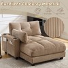 MOONMISS Sleeper Sofa Couch Bed,Oversized Chaise Lounge Chair Cozy Cloud Couch - 2 of 4