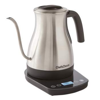 1.7 L Electric Kettle With Thin Chrome Trim Band - Painted Stainless Steel  - Figmint™ : Target