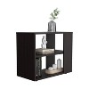 NicBex Rustic Sideboard Table with 2 Shelves Entryway Console Table, Hallway Storage Cabinet, 11.8 x 23.6 x 19.7 Inches - 4 of 4