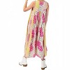 Women's Patchwork Wide Leg Jumpsuit - Easel - 2 of 3