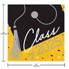 Creative Converting Class of 2025 Graduate Yellow Paper Napkins 108ct - 3 of 3