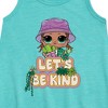 LOL Surprise! Lets Be Kind Plants Graphic Sleeveless Aline Dress - Turquoise - Small - 2 of 3