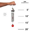 Woodstock Windchimes Crystal Cardinal Chime, Wind Chimes For Outside, Wind Chimes For Garden, Patio, and Outdoor Decor, 18"L - 2 of 4
