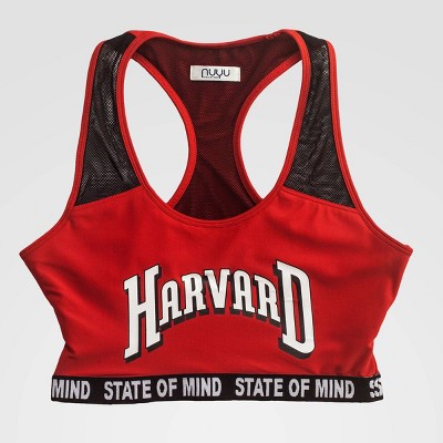 NCAA Harvard Crimson Racerback Sporty Bralette - Red S