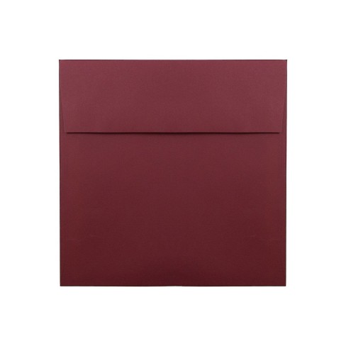 Square Dark Pink Textured Envelope
