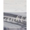 Lexi Home Marble 16 in. Charcuterie Board - Thankful Gray - 3 of 4