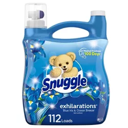 Snuggle Exhilarations Liquid Fabric Softener - Blue Iris & Ocean Breeze - 96 fl oz
