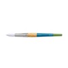 Princeton Snap! Round Brush, Synthetic Bristles, Short Handle Mixed Media Paintbrush, Multicolor, Size 2/0, Pack of 6 - 3 of 4