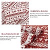 Christmas Quilt Set Queen, 3-Piece Boho Bedspread/Coverlet, Reversible Trees Reindeer Snowflakes Pattern, Lightweight All-Season Bedding - 4 of 4
