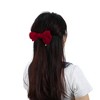 Unique Bargains Women's Classic Bow Hair Clips 5.51"x3.54"x1.38" 1 Pc - 2 of 4