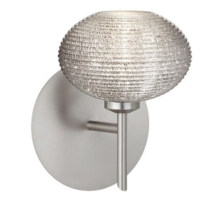 Besa Lighting Lasso 1 - Light Wall Light in  Satin Nickel - 1 of 1